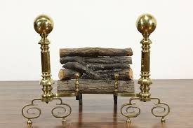 Large Fireplace Hearth Andirons