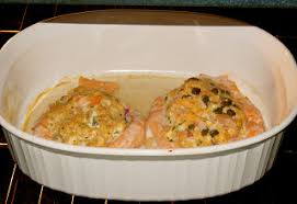 A few weeks ago, costco had beautiful whole salmons for just $3.99 a pound. Learn To Make This Crab Shrimp Stuffed Salmon