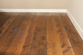 distressed wide plank wood flooring