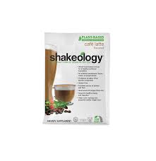 café latte plant based vegan shakeology