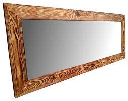 Rustic Handmade Reclaimed Wood Mirror