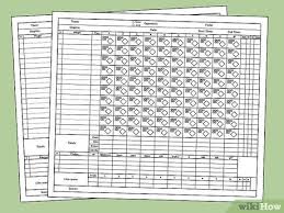 How To Mark A Baseball Scorecard With Pictures Wikihow