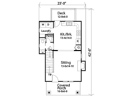 House Plan 45170 Narrow Lot Style