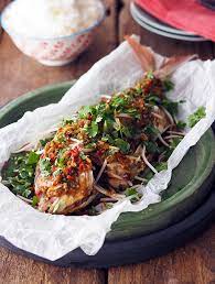 thai style deep fried whole fish it s