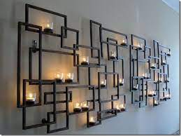 Large Wall Sconce And Candles A La