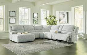 left arm facing power reclining chaise