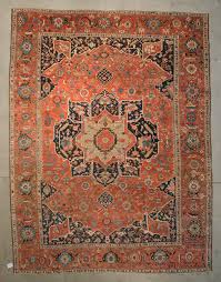 antique serapi rug of majestic