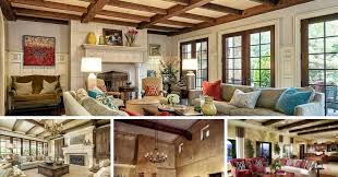 7 living rooms with exposed beams art