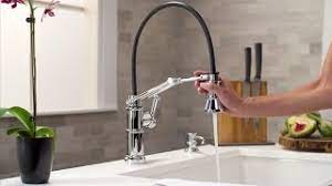 articulating kitchen faucet by brizo