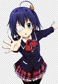 Short implies that the character is practical, independent, and strong. Rikka Anime Render Cute Female Character With Blue Short Hair Transparent Background Png Clipart Hiclipart