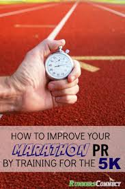 marathon pr by training for the 5k