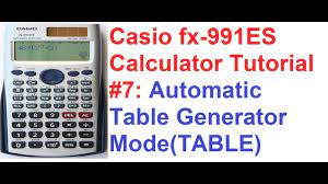 casio fx 991es calculator tutorial 7