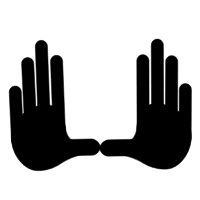 hands frame icons free svg png