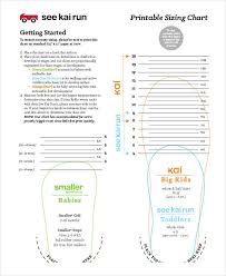 Printable Shoe Size Chart 9 Free Pdf Documents Download