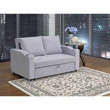 fresno transitional polyester sofa bed
