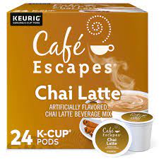 café escapes chai latte single serve k