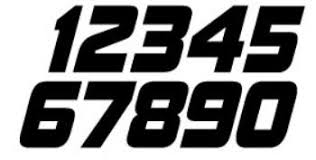 Number Font Moto Related Motocross Forums Message Boards
