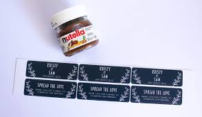 Put nuts in the food processor and grind it until it becomes a hazelnut paste. Custom Printed Mini Nutella Jar Stickers Front And Back Set E L Designs Custom Foil Stickers