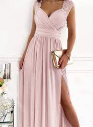 Kleid Lang Rosa in Brautjungfern & Besonderne Anlässe Artikel online kaufen  | eBay