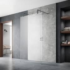 Hudson Reed Black Freestanding Wet Room