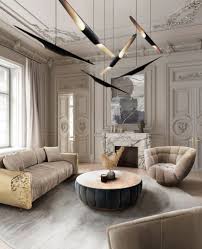 modern neutral living room covet lighting