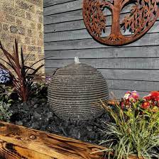 Natural Stone Solar Water Feature