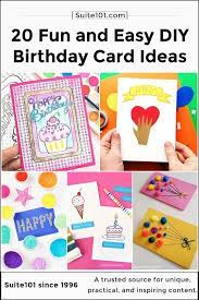 20 homemade diy birthday card ideas