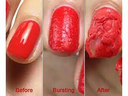 bubbling nail polish remover