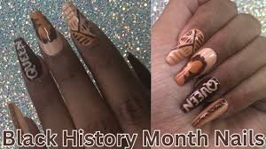 black history nails tribal nail art