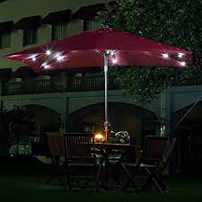 ajf market umbrella solar lights