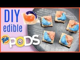 Tide pods are dissolvable capsules containing the appropriate amount of tide detergent, stain remover, and brightener for a load of laundry. Diy Edible Nontoxic Tide Pods Part 2 With Bursting Pockets Diy Edible Edible Tide Pods