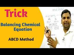 Trick For Balancing Chemical Equation
