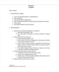 Non Profit Charter Template Best Of Board Meeting Minutes
