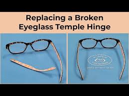 Broken Eyeglass Temple Hinge