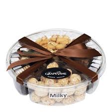 milky chocolate nuts 4 compartment