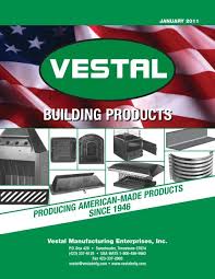 Catalog Vestal Manufacturing