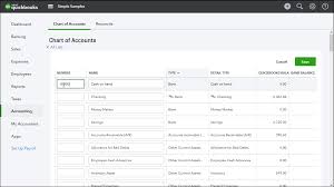 Assign Account Numbers In Quickbooks Online Instructions