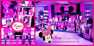 minnie mouse birthday party ideas for 1