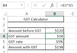 best excel tutorial how to calculate gst