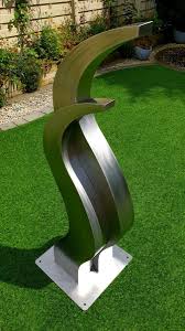 stainless steel garden sculpture ebay