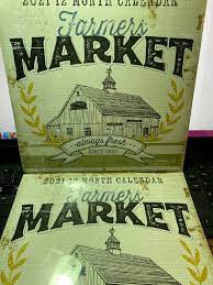 This is my 1st project in a series using the dollar tree calendars. 2021 Dollar Tree Calendar Farmers Market Dollar Tree Crafts Calendar Craft Dollar Tree