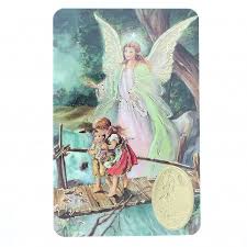 Guardian Angel Prayer Card Age French