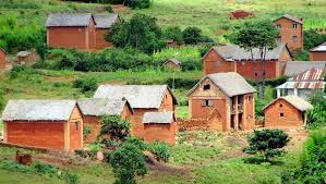 les maisons en brique de madasgascar