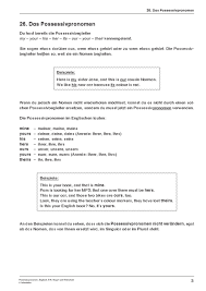 Free interactive exercises to practice online or download as pdf to print. Sekundarstufe Unterrichtsmaterial Englisch Grammatik Possesivpronomen