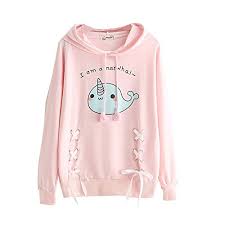 In our occasionally gloomy world, the kawaii life grants us a safe space to escape into a world. Women Girls Autumn Kawaii Long Sleeve Pullover Fleece Fish Comic Prints Sweater Tops Buy Online In Bahamas At Desertcart Productid 67419766