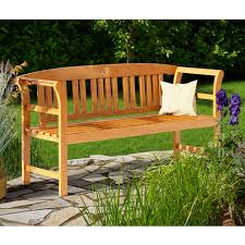 Deuba Garden Bench Wooden 2 Or 3 Seater