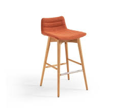 Cover Stool With Wooden Base Midj