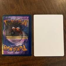 The best thing will be to check out the pokemon card sets at unplugged gaming. Error Pokemon Gastly Evolutions Misprint Double Print Blank Back Rare Ebay