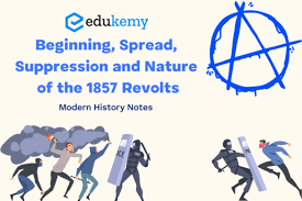 Beginning, Spread, Suppression and Nature of the 1857 Revolt – UPSC Modern  History Notes - Blog