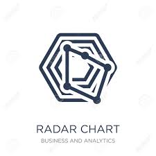 Radar Chart Icon Trendy Flat Vector Radar Chart Icon On White